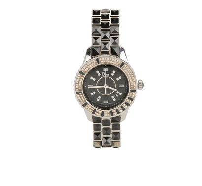 Christian Dior Christal 33m Watch Diamonds, front view
